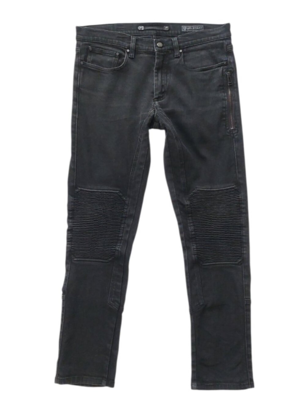 Belstaff Slim Fit Black Biker Style Jeans